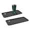 Fleming Supply All Weather Boot Tray Water Resistant Plastic Utility Shoe Mat, Indoor/Outdoor Set of Two, Black 438364JCM - alternate 1
